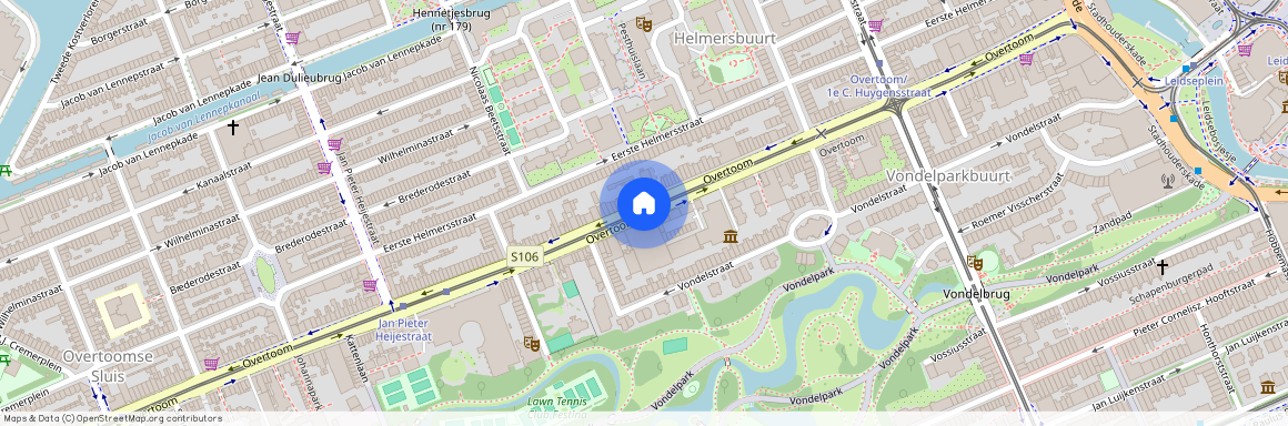 Vondelparkbuurt, 1054 HV, Overtoom, Amsterdam