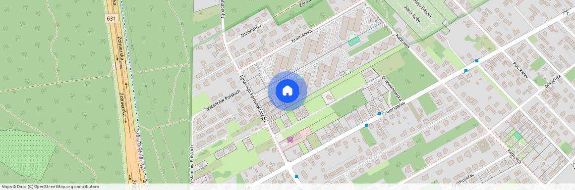 Warszawa, Rembertów, Stary, Rembertów, Paderewskiego, Ignacego