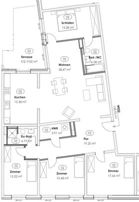 Leipzig: Wohnen am Park ** Neubau ** 5-RAUM WE ** große Terrasse ** Einbauküche ** Tiefgarage - Foto 1