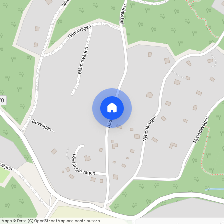 Tjädervägen, Grödinge