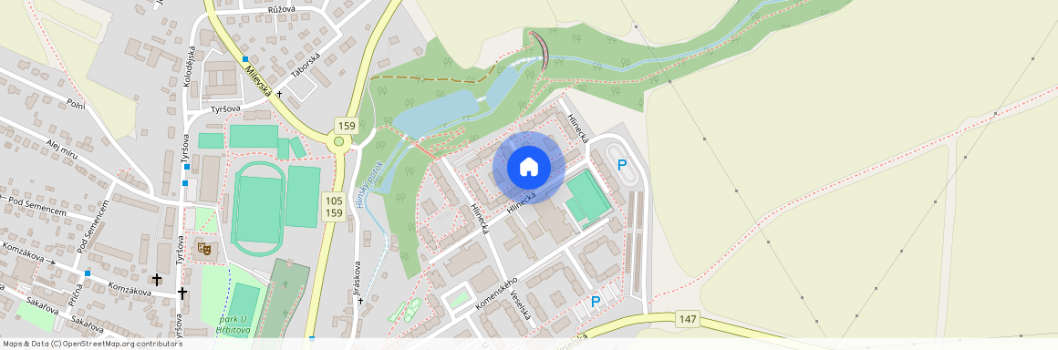 Hlinecká, Týn nad Vltavou, okres České Budějovice