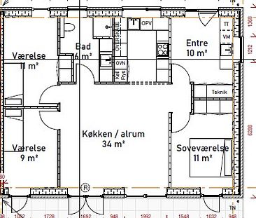 Moderne energivenlig 1-plans rækkehus på Skovvang - Photo 3