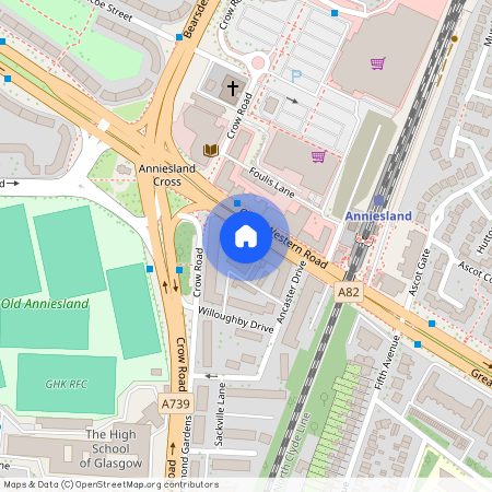 Great Western Road, Anniesland Cross G13