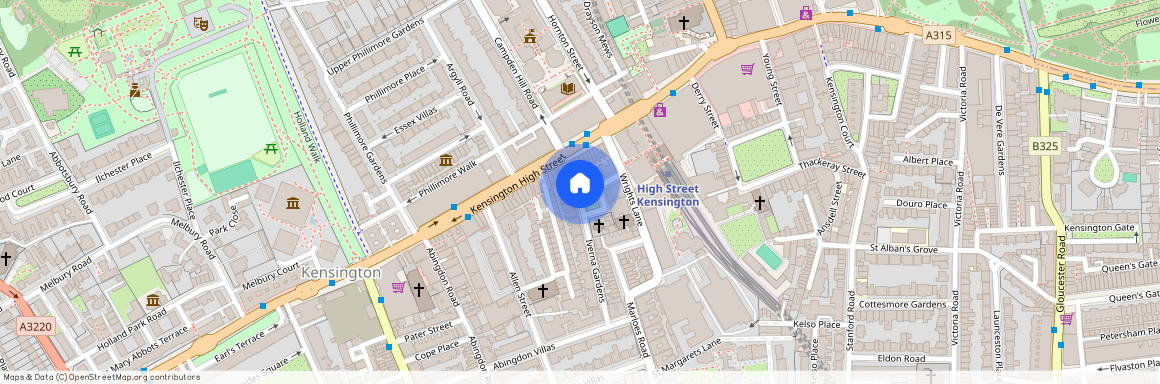 Iverna Court, Kensington, London