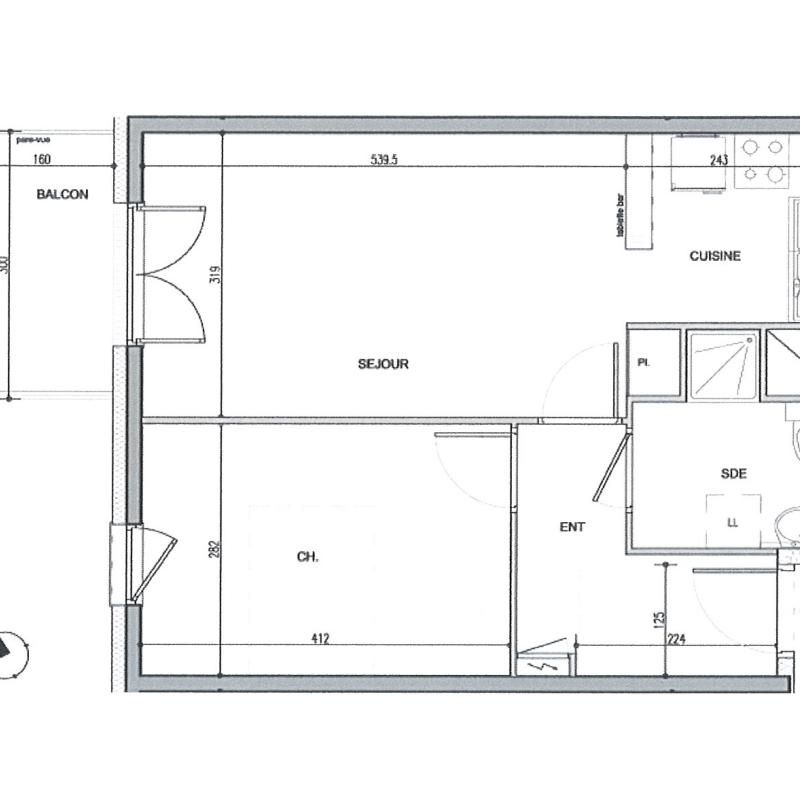 Location Appartement 2 pièces 44m² ST HERBLAIN 44800 - Photo 2