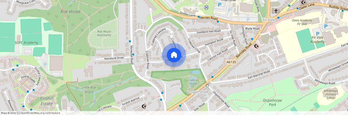 Hallam Cliff, Crabtree Lane, S5