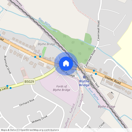 Uttoxeter Road, Blythe Bridge, Stoke-on-Trent, Staffordshire, ST11