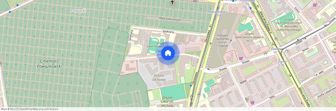 ul. Kolska, Powązki, Wola, Warszawa, mazowieckie