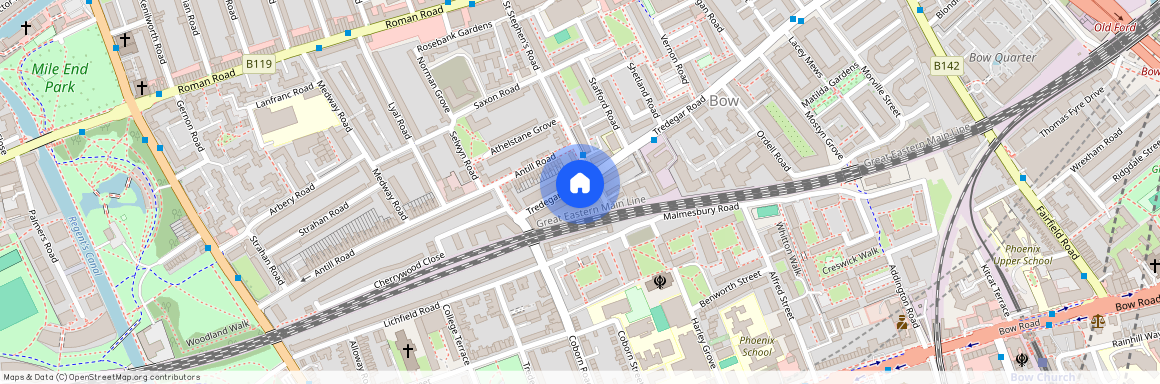 Tredegar Road, Bow E3, E3