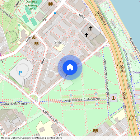 al. Aleja Wilanowska, Solec, Śródmieście, Warszawa, mazowieckie