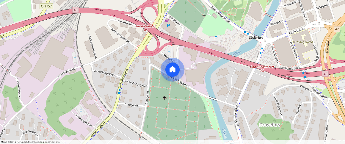 Borås, Kyrkogårdsgatan, **, 50430