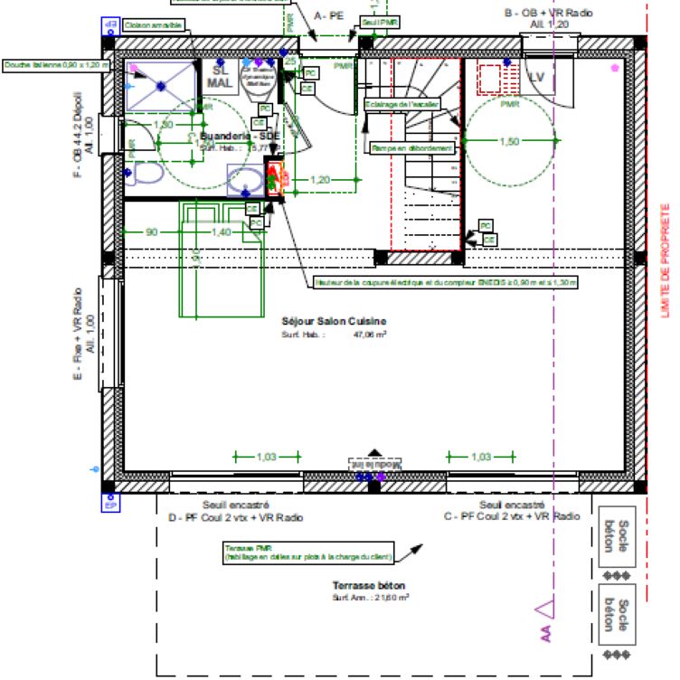 Une maison neuve T5 de 102.67m² à NIVILLAC - Photo 1