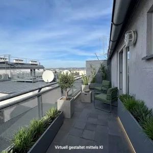Moderne Terrassenwohnung, Dachgeschoßmaisonette! Unbefristet! - Photo 2