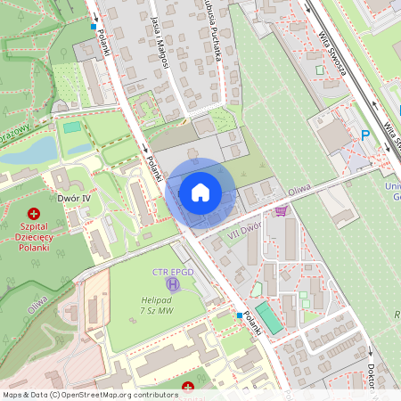 ul. Polanki, Gdańsk Oliwa