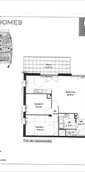 Location Appartement 3 pièces 62m² CHASSE SUR RHONE 38670 - Photo 2