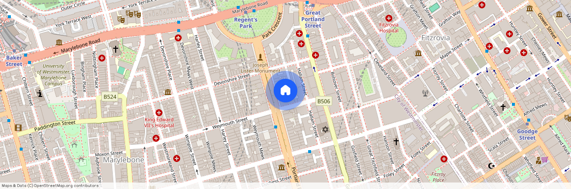 Weymouth Street, Marylebone, London, W1W