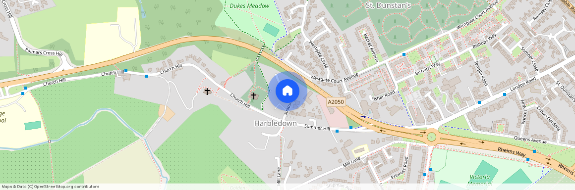 Lanfranc Gardens, Harbledown, Canterbury