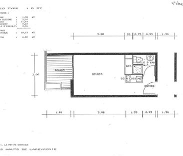 Studio de 19 m² avec balcon, kitchenette équipée. - Photo 3