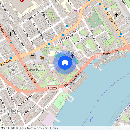 World's End Estate, Chelsea, London, SW10