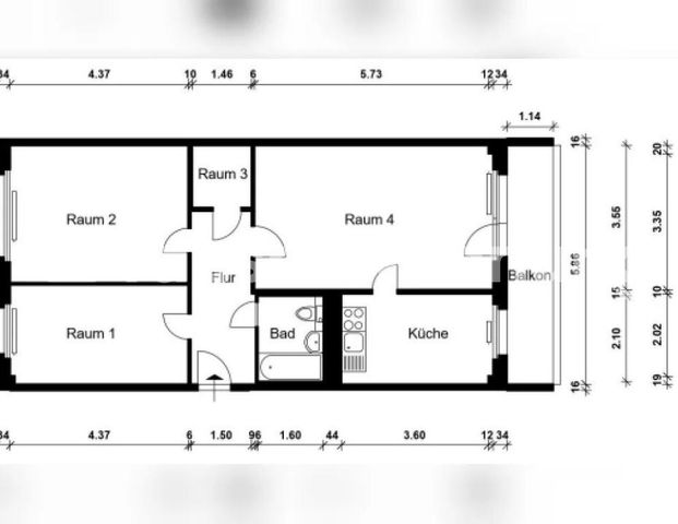 TAUSCHWOHNUNG 3,5-Zimmer-Wohnung, großer Balkon,Aufzug, gute Infrastruktur - Foto 1