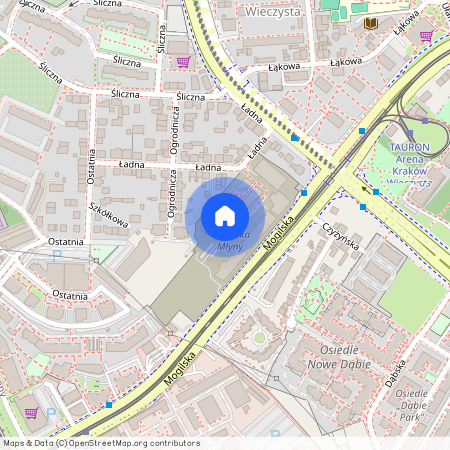 ul. Mogilska, Rakowice, Prądnik Czerwony, Kraków, małopolskie