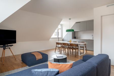 4min zum HB - möblierte 2.5 Zimmer Loft-Wohnung - Photo 2