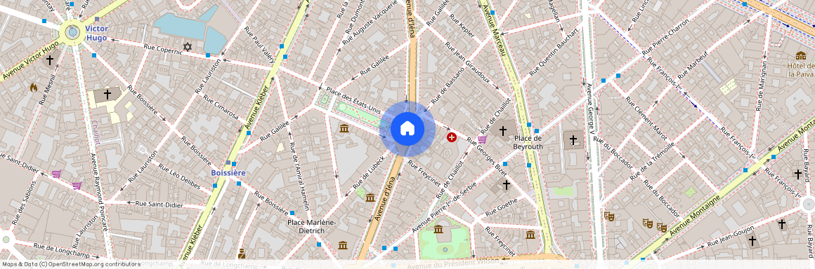 Avenue d'Iéna, Francja, Paris