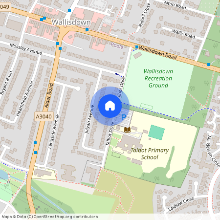 Bedroom Detached House In Wallisdown, BH12