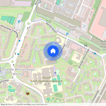 ul. Piotra Bardowskiego, Osiedle Witosa, Katowice, śląskie