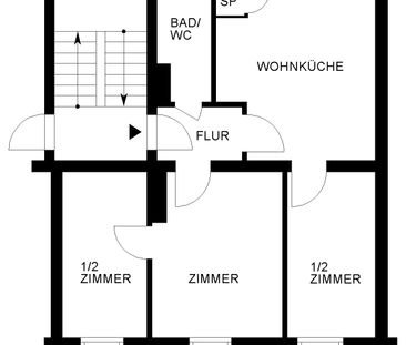 Citynahes Wohnen: Gemütliche 3-Zimmer-Wohnung // 1.OG rechts - Foto 1