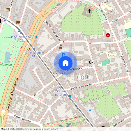 ul. Wilhelma Feldmana, Piasek, Stare Miasto, Kraków, małopolskie