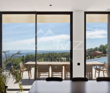 VENCE - Magnifique villa neuve contemporaine vue mer - Photo 4