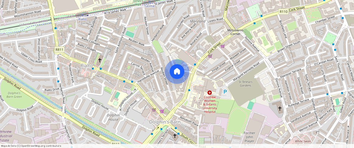 Emerald Square, off Cork Street, Dublin 8.