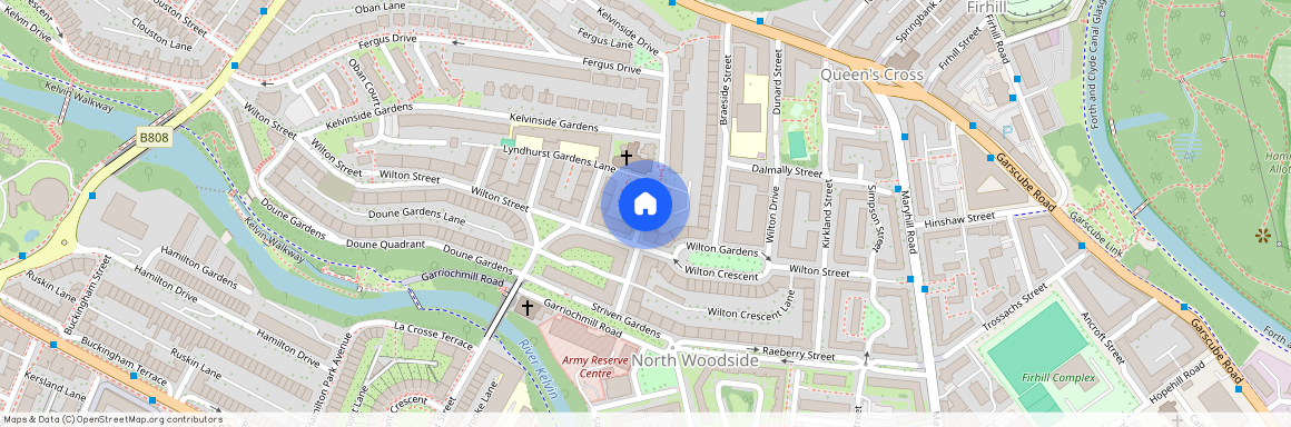 Melrose Gardens, Kelvinbridge, Glasgow, G20