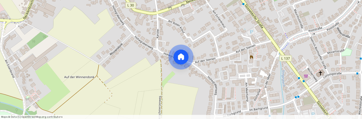 Hohegrabenweg, 40667, Hohegrabenweg    Meerbuschbüderich