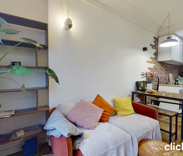 Appartement meublé 2 pièces lumineux avec balcon à Paris 18ᵉ – 34 m² - Photo 2