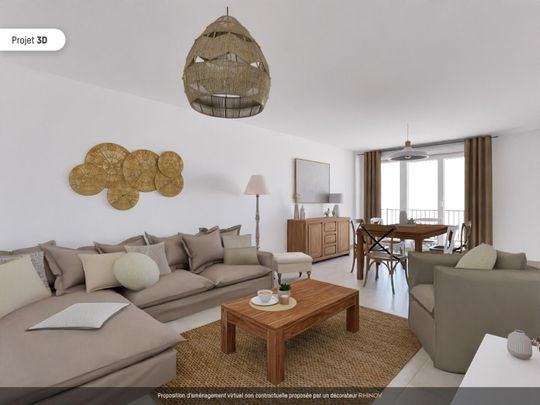 location Appartement T2 DE 53.8m² À MARSEILLE - Photo 1
