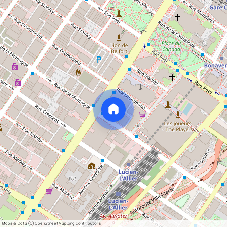 1051 Rue de la Montagne, Ville-Marie, Ville-Marie, Ile de Montréal, H3G 0B9