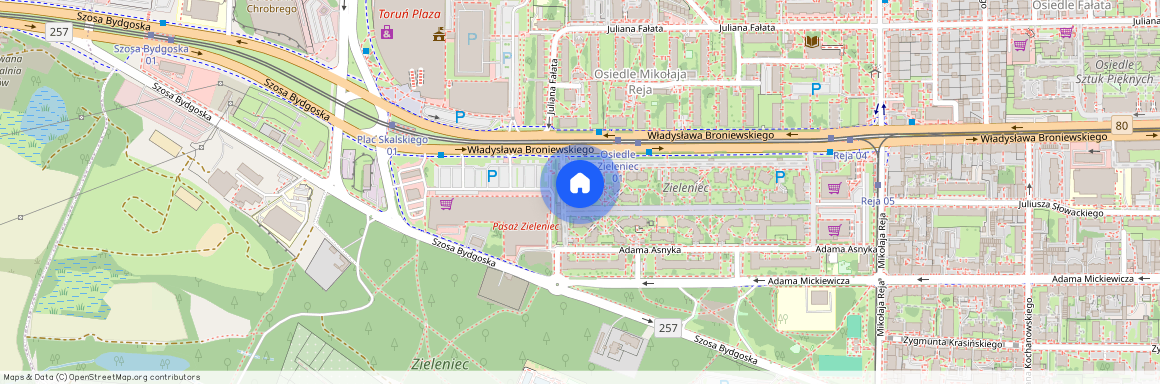 ul. Broniewskiego 59, Bydgoskie Przedmieście, Toruń, kujawsko-pomorskie