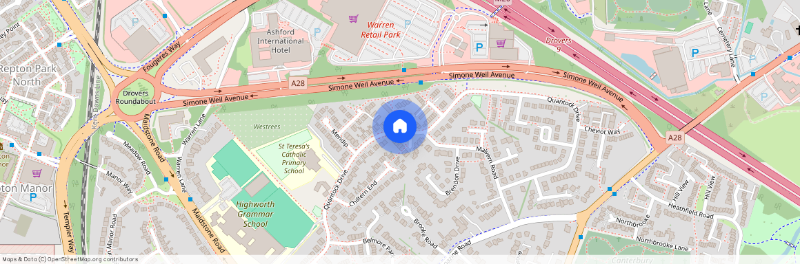 Brecon Rise, Quantock Drive