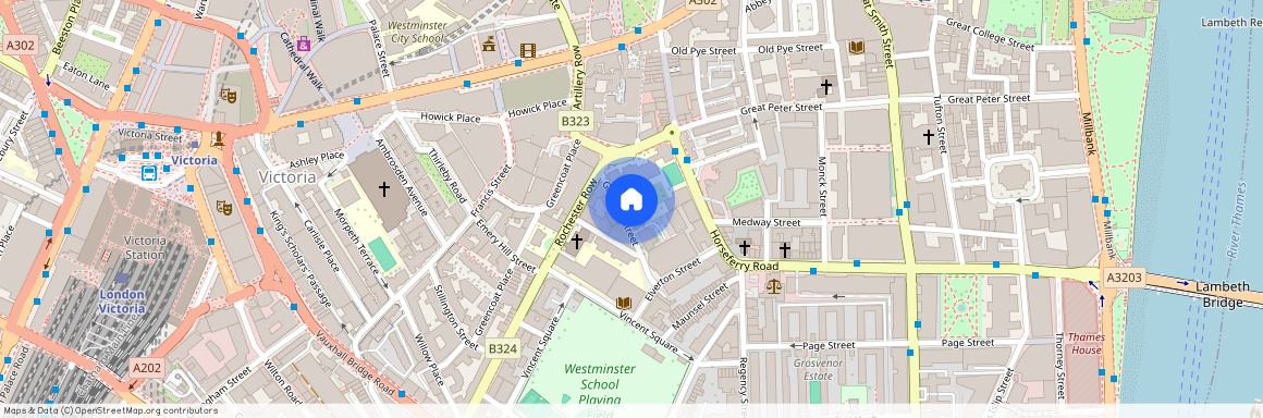 Greycoat Gardens, Greycoat Street, Westminster, London, SW1P
