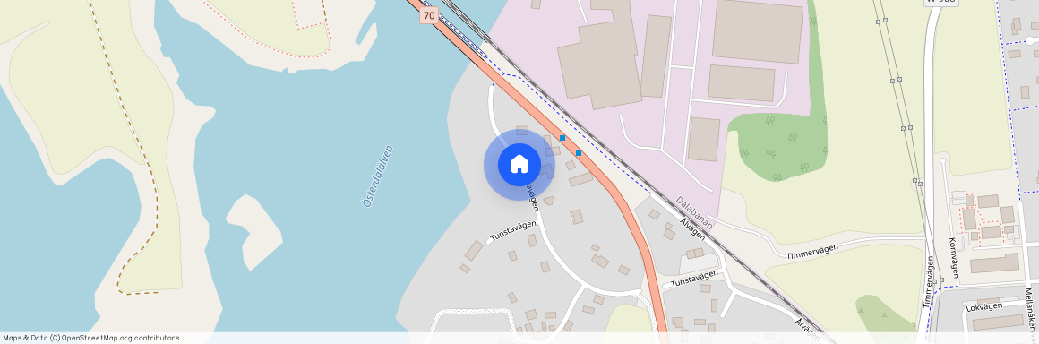 Tunstavägen, Insjön