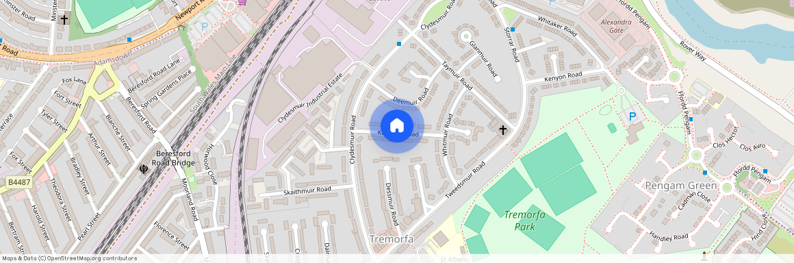 CF24 2QG Tremorfa, Wales, Cardiff
