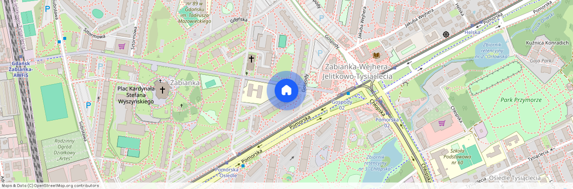 ul. Pomorska 22a, Żabianka, Gdańsk, pomorskie