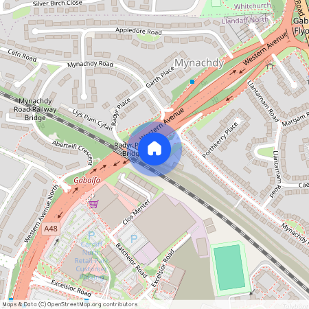 Radyr Place, Gabalfa