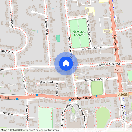 Grimston Avenue, Folkestone, Kent, CT20 2PS