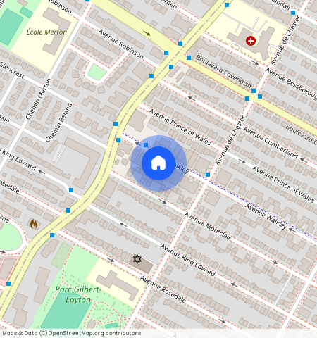 ** Avenue Walkley, Côte-des-Neiges-Notre-Dame-de-Grâce, Côte-des-Neiges-Notre-Dame-de-Grâce, Ile de Montréal, H4V 1G2