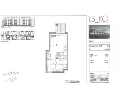 Location Appartement 1 pièce 22m² VALENCIENNES 59300 - Photo 3