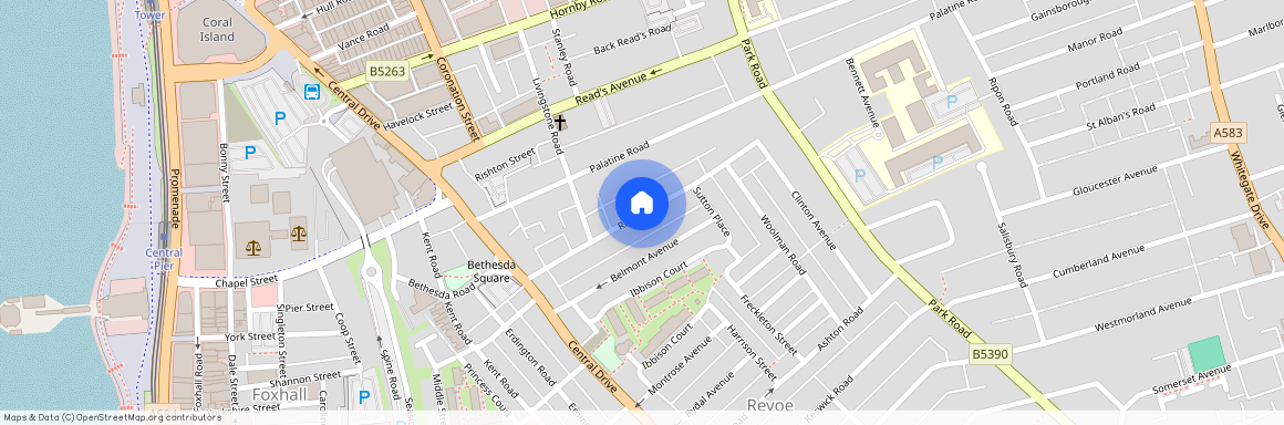 Ribble Road, Central, Blackpool