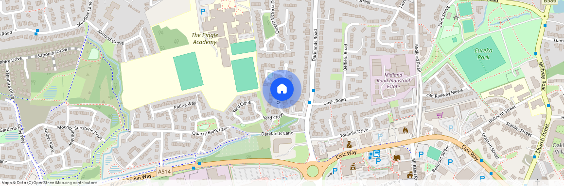 Middle Close, Swadlincote, Derbyshire, DE11